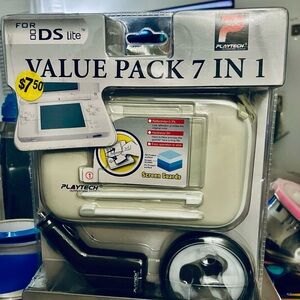 New DS Lite Playtech 7-in-1 Value Pack for the Nintendo DS Lite